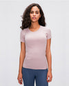 Breathable Yoga Top Short Sleeve