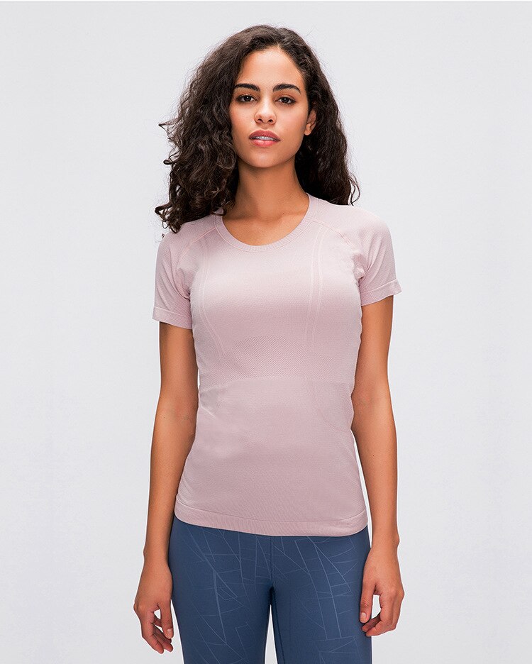 Breathable Yoga Top Short Sleeve