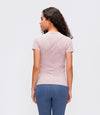 Breathable Yoga Top Short Sleeve