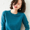 O-Neck 100% Pure Goat Cashmere Pullover