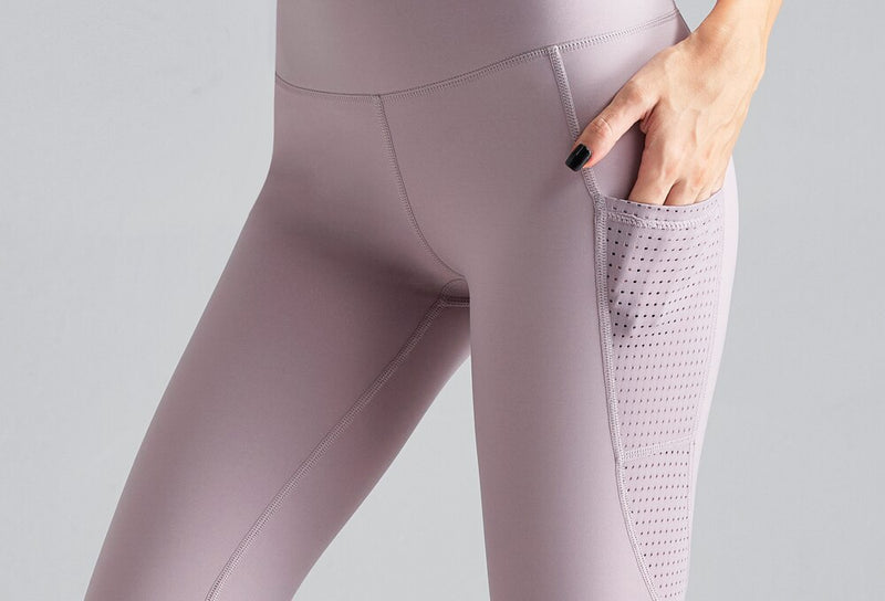 Yoga Leggings Hollow Stitching Design –