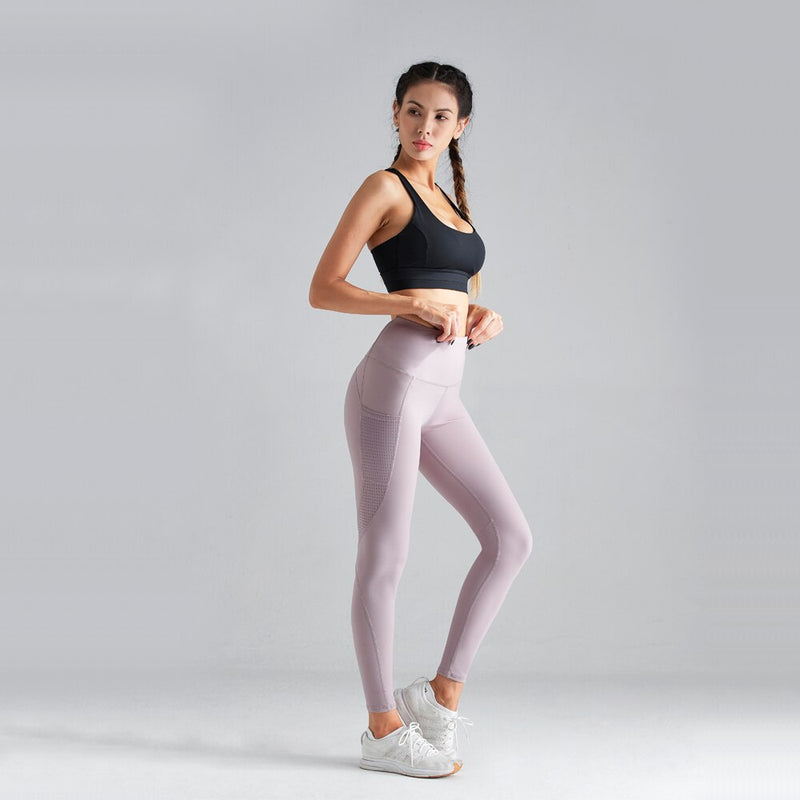 Yoga Leggings Hollow Stitching Design