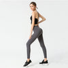 Seamless Yoga Set Yoga Top/Bra High Waist Leggings