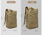 Canvas Multi-purpose Bucket Mountaineering Travel Bag