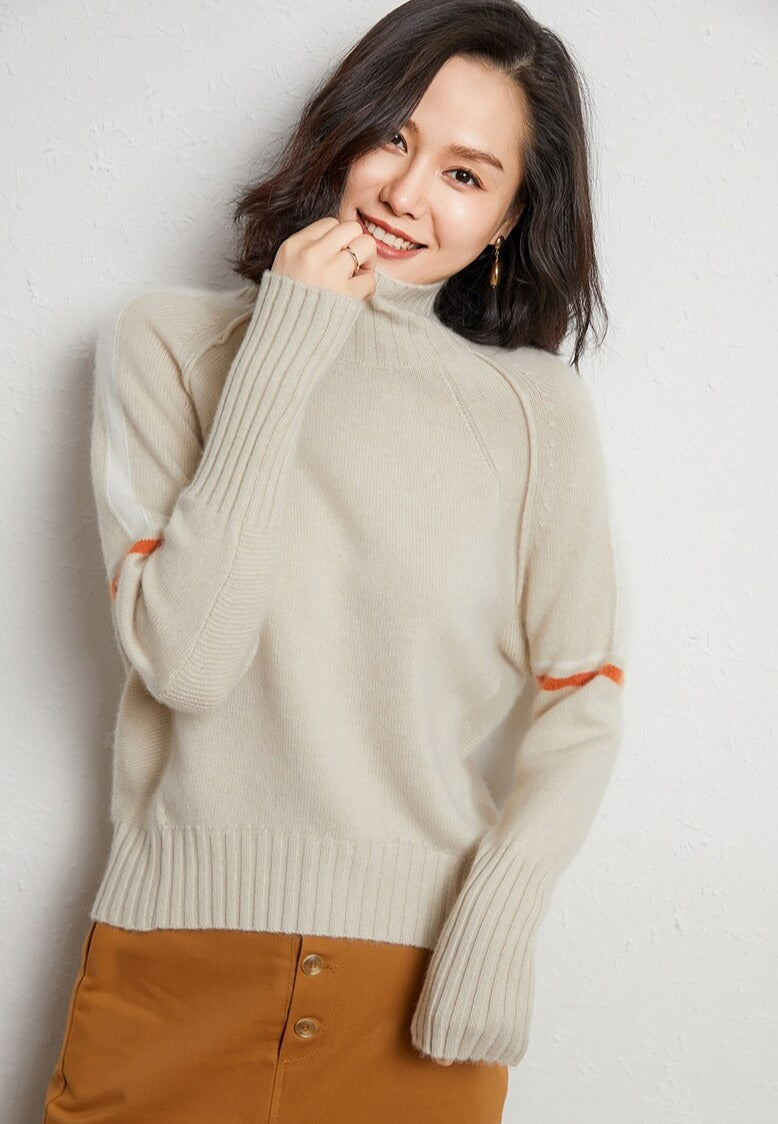 Turtleneck Pullover 100% Pure Wool