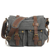 Canvas Leather Messenger Bag