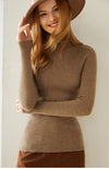 Turtleneck Slim Fit sweater 100% cashmere