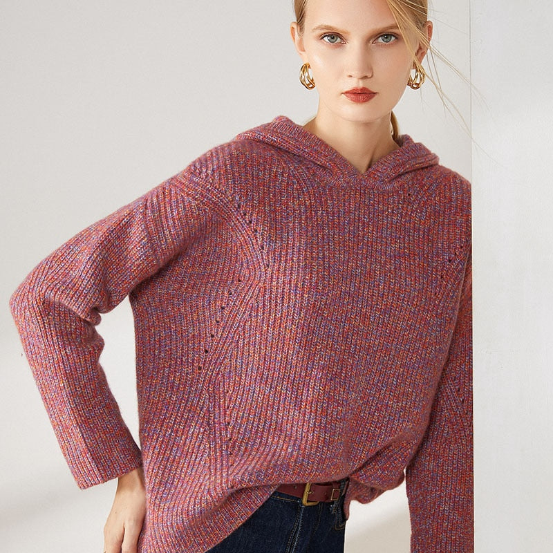 Hooded Cashmere Sweater