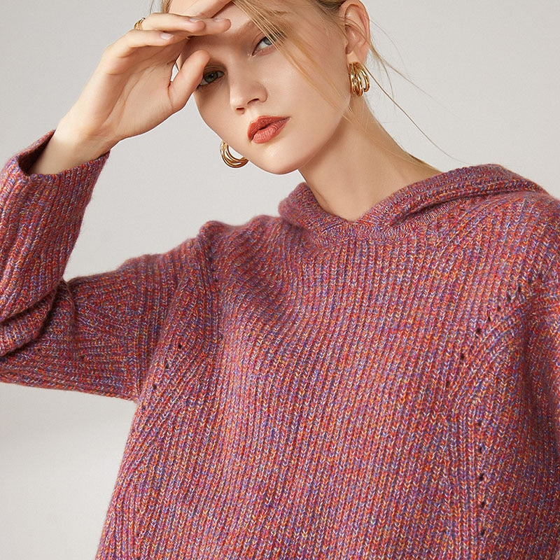 Hooded Cashmere Sweater