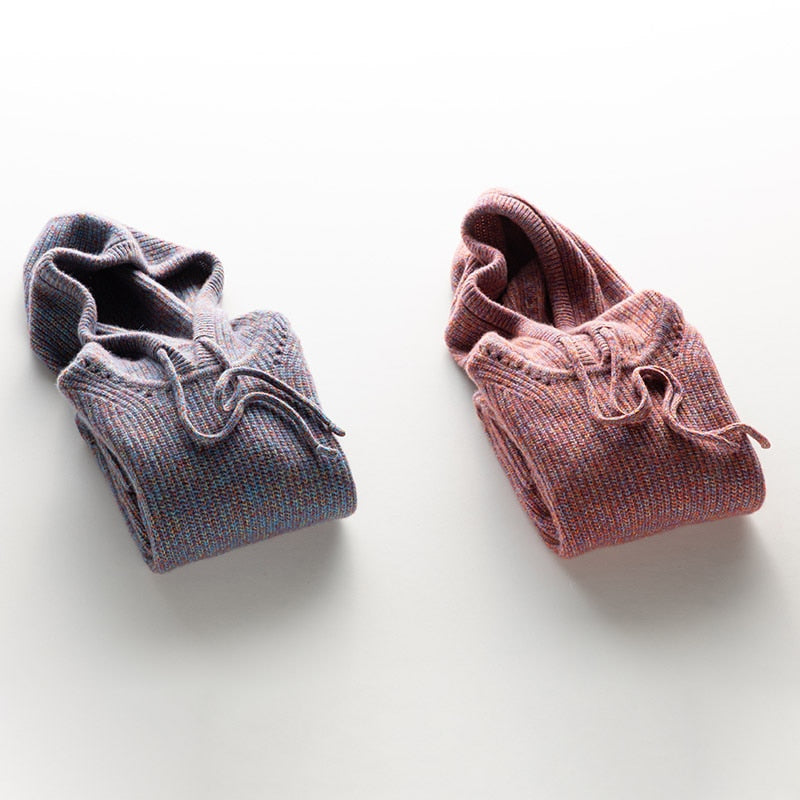 Hooded Cashmere Sweater