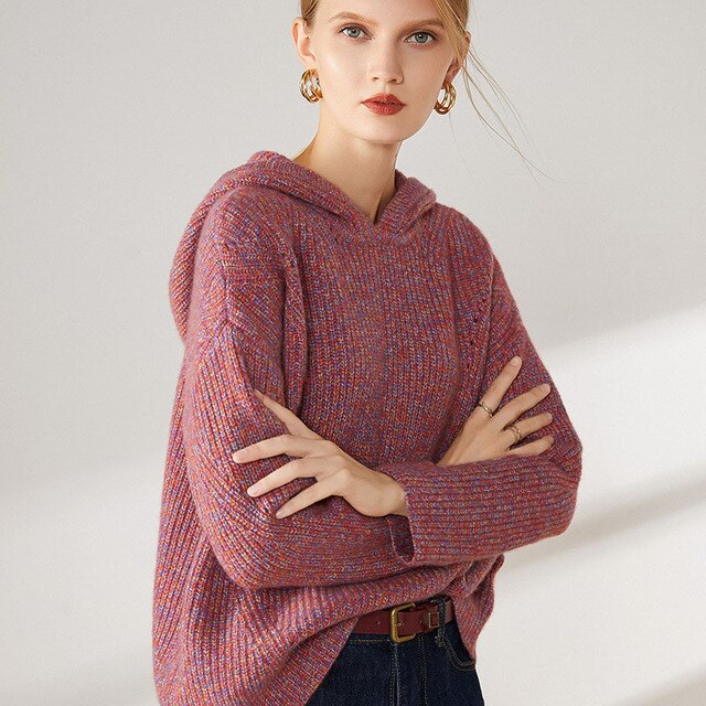 Hooded Cashmere Sweater