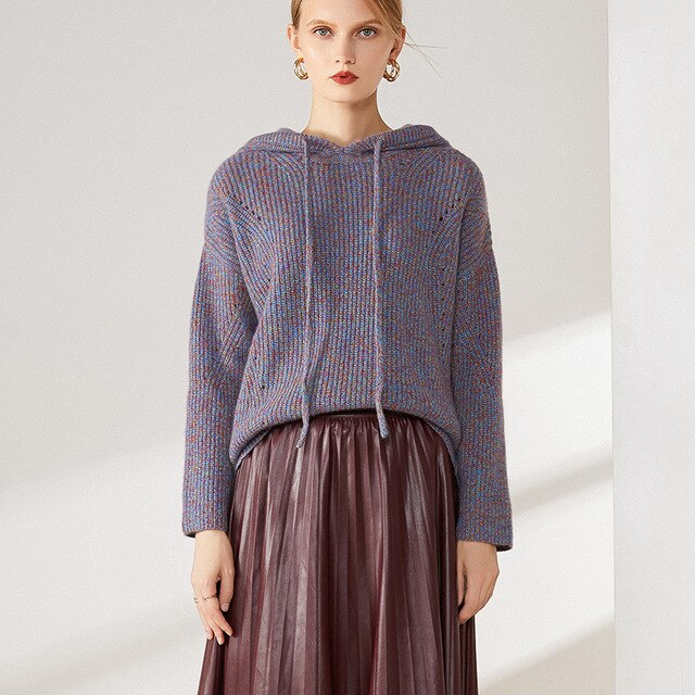Hooded Cashmere Sweater