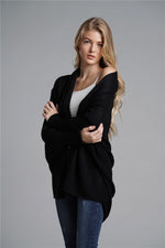 Oversized Batwing Sleeve Cardigan