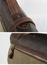 Canvas Single ue Satchel Briefcase