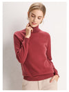 100% Pure Cashmere Knitted Turtleneck Pullover