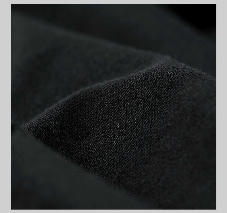 Cotton Button Plain T-Shirt Long Sleeve