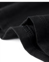 Cotton Button Plain T-Shirt Long Sleeve
