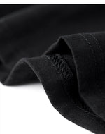 Cotton Button Plain T-Shirt Long Sleeve