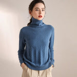 Turtleneck Warm 100% Cashmere Pullover