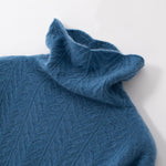 Turtleneck Warm 100% Cashmere Pullover