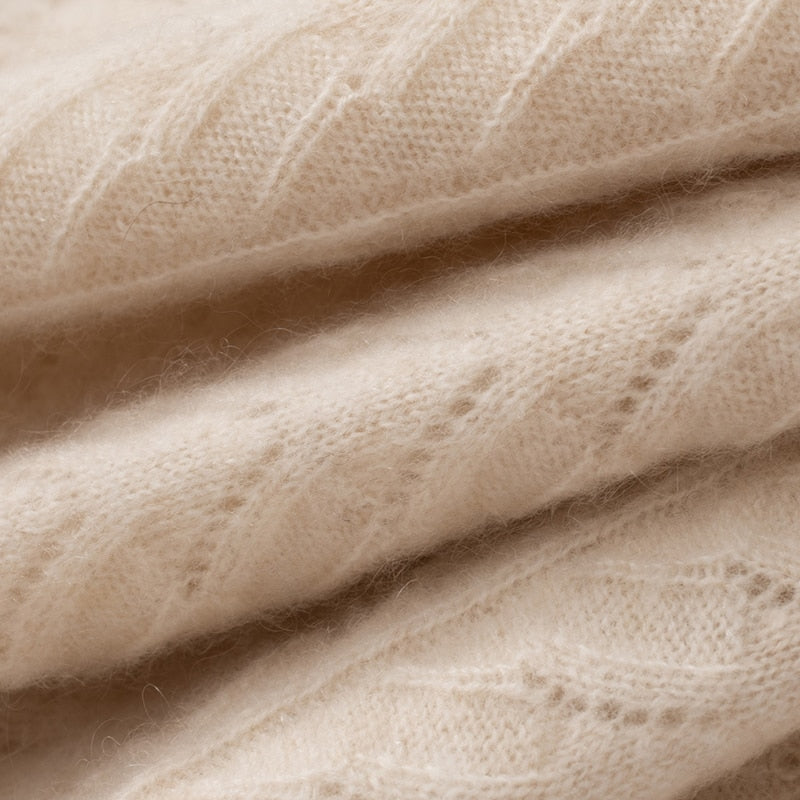 Turtleneck Warm 100% Cashmere Pullover