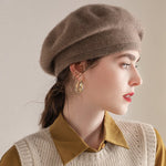 Women Berets 100% Pure Goat Cashmere