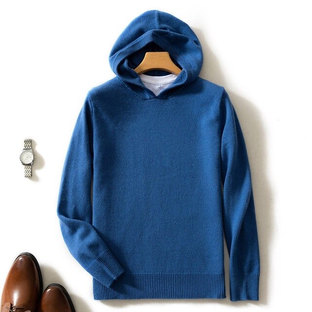 Thick Warm 100% Goat Cashmere Long sleeve Pullover