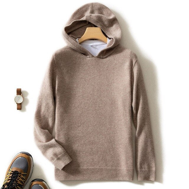 Thick Warm 100% Goat Cashmere Long sleeve Pullover