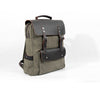 Laptop Canvas Leather Backpack