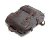 Laptop Canvas Leather Backpack