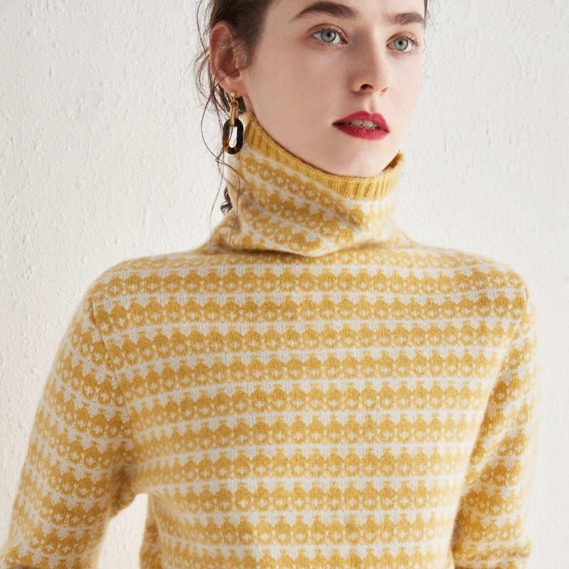 Alpine Turtleneck 100% Cashmere