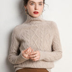 Lazy Wind Turtleneck Cashmere Pullover