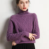 Lazy Wind Turtleneck Cashmere Pullover