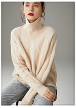 100% Pure Wool High Collar Pullover