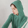100% Wool Hooded Pullover