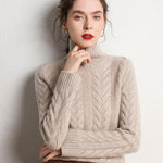 Thick Turtelneck Cashmere Pullover