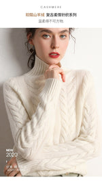 Thick Turtelneck Cashmere Pullover