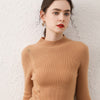 Button Design Slim-fit Cashmere Sweater