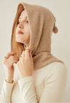Pure Cashmere Knitted Ear Muff/Hat