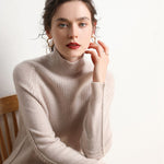 Turtleneck Cashmere Pullover Languid Wind