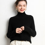 Turtleneck Cashmere Pullover Languid Wind