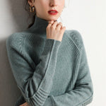 Turtleneck Cashmere Pullover Languid Wind