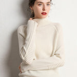 Turtleneck Cashmere Pullover Languid Wind