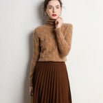 Languid Wind Turtleneck Cashmere Pullover