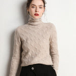 Languid Wind Turtleneck Cashmere Pullover