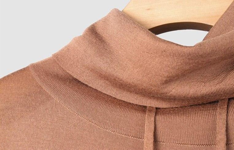 100% Merino Wool Hoodie Sweatshirt