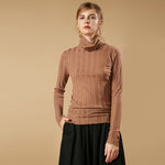 100% PAMIR Wool High-Neck Sweater