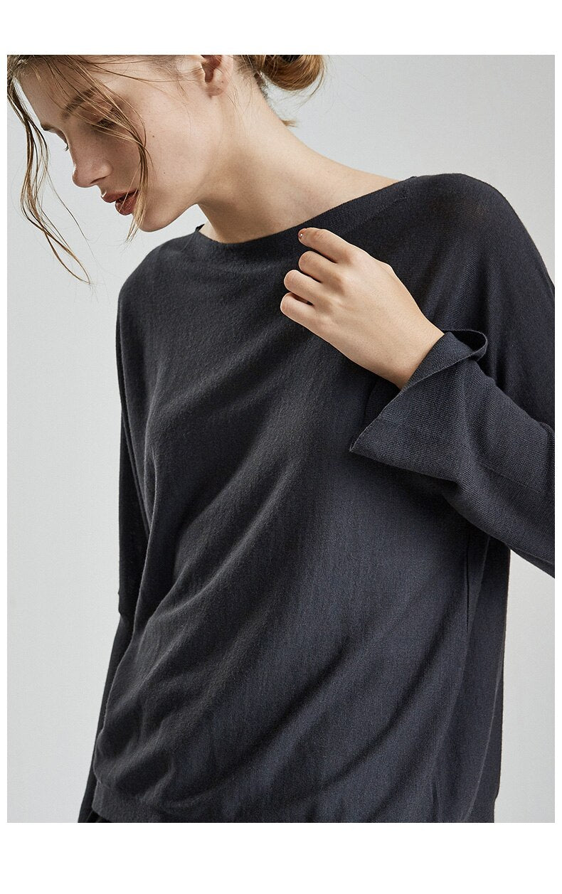 Lightweight 100% Superfine Merino Wool Sweater