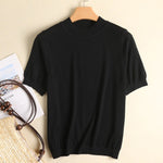 Light Pure Wool Short Sleeve Shirt