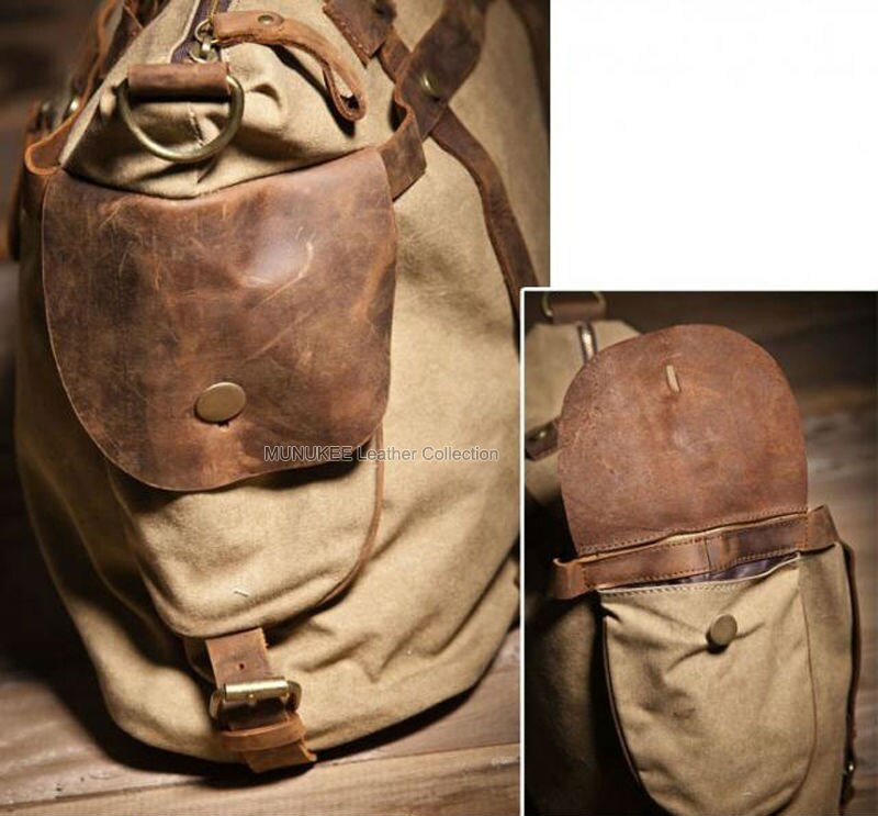 Vintage Canvas Messenger Bag